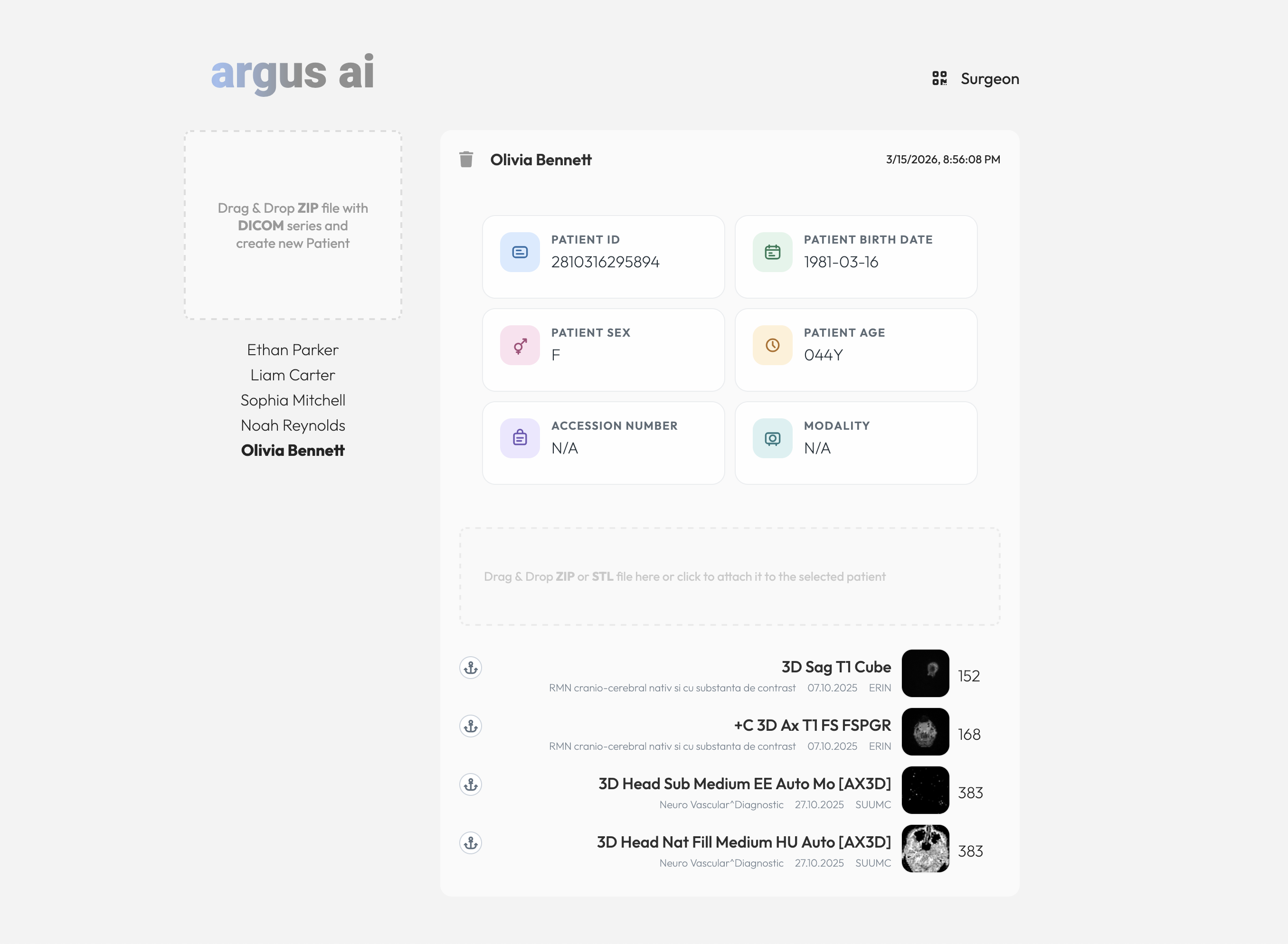 ArgusAI Dashboard overview